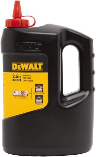DeWALT - 25 Lb Container Chalk Refill - Red - Apex Tool & Supply