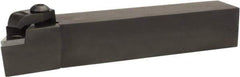 Hertel - DPGR 432, -5° Lead Angle IDLP External Left Hand Indexable Profiling Toolholder - 1" Shank Height x 1" Shank Width, 5" Long, Steel - Apex Tool & Supply