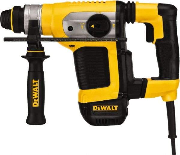 DeWALT - 1-1/8" SDS Chuck Electric Rotary Hammer - 0 to 4,700 BPM, 0 to 820 RPM, Reversible - Apex Tool & Supply