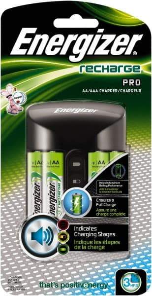 Energizer - 100 to 240 Volt Recharge Pro Charger - NiMH Compatible - Apex Tool & Supply