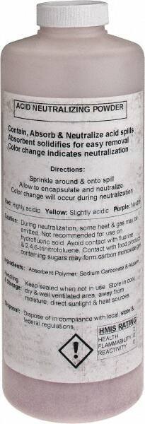 Brady SPC Sorbents - 2 Lb Bottle Polymer Granular Sorbent - Chemical Neutralizer & Absorbent - Apex Tool & Supply