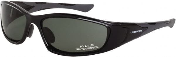 CrossFire - Blue Mirror Lenses, Framed Polarized Glasses - Apex Tool & Supply