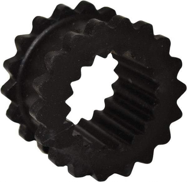 TB Wood's - 4 One Piece Solid Flexible Coupling Sleeve - 2-5/16" OD, 1-1/4" OAL, Neoprene, Order 2 Hubs with Same OD & 1 Insert for Complete Coupling - Apex Tool & Supply