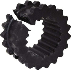 TB Wood's - 8 One Piece Split Flexible Coupling Sleeve - 5-1/16" OD, 2-1/2" OAL, Neoprene, Order 2 Hubs with Same OD & 1 Insert for Complete Coupling - Apex Tool & Supply