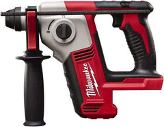 Milwaukee Tool - 18 Volt SDS Plus Chuck Cordless Rotary Hammer - 0 to 7,000 BPM, 0 to 1,300 RPM, Reversible - Apex Tool & Supply