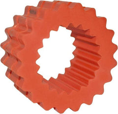 TB Wood's - 7 One Piece Solid Flexible Coupling Sleeve - 4-11/32" OD, 2-3/16" OAL, Hytrel, Order 2 Hubs with Same OD & 1 Insert for Complete Coupling - Apex Tool & Supply