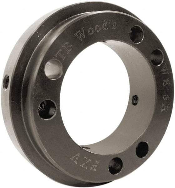 TB Wood's - 3.65" Hub, WE10 Flexible Bushed Coupling Hub - 3.65" OD, 1" OAL, Steel, Order 2 Hubs with Same OD & 1 Insert for Complete Coupling - Apex Tool & Supply