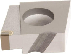 Sumitomo - 1506550CGA Grade BN250, 5.5mm Cutting Width PCBN Grooving Insert - 5mm Max Depth of Cut, Left Hand, 0.2007mm Corner Radius, Uncoated - Apex Tool & Supply