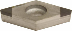 Sumitomo - 2NU-DCGA21.51 Grade BN1000 PCBN Turning Insert - Uncoated, 55° Diamond, 1/4" Inscr Circle, 3/32" Thick, 1/64" Corner Radius - Apex Tool & Supply