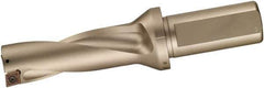 Sumitomo - 58mm Max Drill Depth, 2xD, 27.5mm Diam, Indexable Insert Drill - 2 Inserts, 32mm Shank Diam, Whistle Notch Shank - Apex Tool & Supply