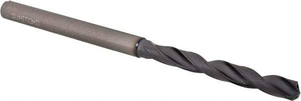 Sumitomo - #3 135° Solid Carbide Jobber Drill - TiAlCr/TiSi Finish, 3.937" OAL - Apex Tool & Supply