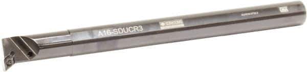 Sumitomo - 1.3" Min Bore Diam, 12" OAL, 1" Shank Diam, A-SDUC Indexable Boring Bar - DCMT 32.52 Insert, Screw Holding Method - Apex Tool & Supply