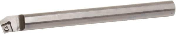 Sumitomo - 1-1/8" Min Bore Diam, 12" OAL, 1" Shank Diam, BSSKO Indexable Boring Bar - SPGG 322 Insert, Screw Holding Method - Apex Tool & Supply