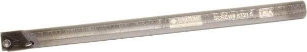 Sumitomo - 0.77" Min Bore Diam, 10" OAL, 5/8" Shank Diam, A-STFP Indexable Boring Bar - TPMT 21.51 Insert, Screw Holding Method - Apex Tool & Supply