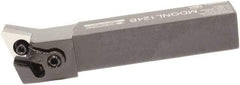 Sumitomo - MDQN, Left Hand Cut, -17.5° Lead Angle, 1-1/4" Shank Height x 1-1/4" Shank Width, Negative Rake Indexable Turning Toolholder - 6" OAL, DNMG 432 Insert Compatibility, Series Multi-Option - Apex Tool & Supply