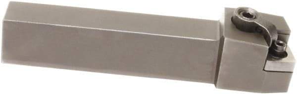 Sumitomo - MSRN, Left Hand Cut, 15° Lead Angle, 1" Shank Height x 1" Shank Width, Positive Rake Indexable Turning Toolholder - 6" OAL, SNMG 432 Insert Compatibility, Series Multi-Option - Apex Tool & Supply