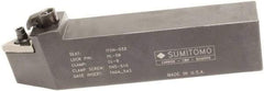 Sumitomo - MTEN, Neutral Cut, 30° Lead Angle, 1" Shank Height x 1" Shank Width, Negative Rake Indexable Turning Toolholder - 6" OAL, TNMG 43 Insert Compatibility, Series Multi-Option - Apex Tool & Supply