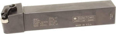 Sumitomo - MRGN, Right Hand Cut, 3/4" Shank Height x 3/4" Shank Width, Negative Rake Indexable Turning Toolholder - 4-1/2" OAL, RNMG 43 Insert Compatibility, Series Multi-Option - Apex Tool & Supply