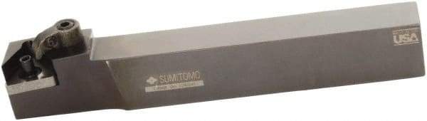 Sumitomo - MTAN, Right Hand Cut, 0° Lead Angle, 1/2" Shank Height x 1/2" Shank Width, Negative Rake Indexable Turning Toolholder - 4" OAL, TNMG 221 Insert Compatibility, Series Multi-Option - Apex Tool & Supply
