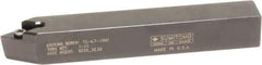 Sumitomo - SDPC, Neutral Cut, 27.5° Lead Angle, 1/2" Shank Height x 1/2" Shank Width, Neutral Rake Indexable Turning Toolholder - 4-1/2" OAL, DC.. 21.51 Insert Compatibility, Series Screw Lock - Apex Tool & Supply