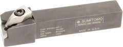 Sumitomo - DTFN, Right Hand Cut, 91° Lead Angle, 3/4" Shank Height x 3/4" Shank Width, Indexable Turning Toolholder - 4-1/2" OAL, TNMG 33 Insert Compatibility, Series Dual Clamp - Apex Tool & Supply