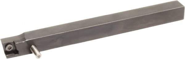Sumitomo - SCAC, Left Hand Cut, 0° Lead Angle, 5/8" Shank Height x 5/8" Shank Width, Neutral Rake Indexable Turning Toolholder - 4-1/2" OAL, CC.. 32.52 Insert Compatibility, Series Screw Lock - Apex Tool & Supply