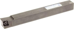Sumitomo - SCNC, Left Hand Cut, -5° Lead Angle, 3/8" Shank Height x 3/8" Shank Width, Positive Rake Indexable Turning Toolholder - 6" OAL, CCMT 21.51 Insert Compatibility, Series Screw Lock - Apex Tool & Supply