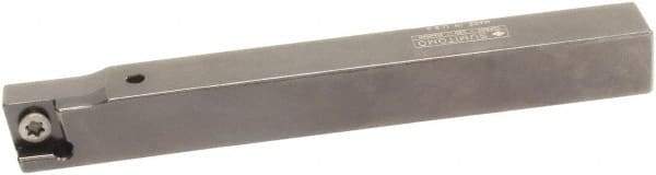 Sumitomo - SCAC, Left Hand Cut, 0° Lead Angle, 3/8" Shank Height x 3/8" Shank Width, Neutral Rake Indexable Turning Toolholder - 4-1/2" OAL, CC.. 21.51 Insert Compatibility, Series Screw Lock - Apex Tool & Supply