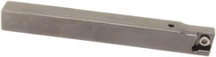 Sumitomo - SCAC, Right Hand Cut, 0° Lead Angle, 5/8" Shank Height x 5/8" Shank Width, Neutral Rake Indexable Turning Toolholder - 4-1/2" OAL, CC.. 32.52 Insert Compatibility, Series Screw Lock - Apex Tool & Supply