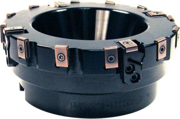 Sumitomo - 16 Inserts, 5.342" Cut Diam, 2" Arbor Diam, Indexable Square-Shoulder Face Mill - 2-1/2" High, LNGX 1605.. Insert Compatibility, Series SumiMill - Apex Tool & Supply