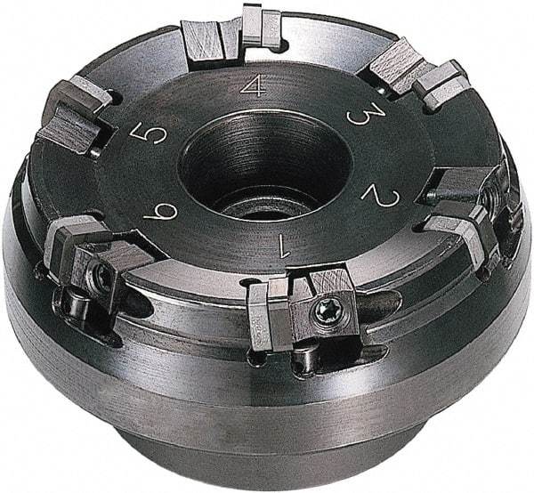 Sumitomo - 160mm Cut Diam, 50.8mm Arbor Hole, 75° Indexable Chamfer & Angle Face Mill - 12 Inserts, SNEN 0903..\xB6SNG 32. Insert, Right Hand Cut, Series Sumiboron - Apex Tool & Supply