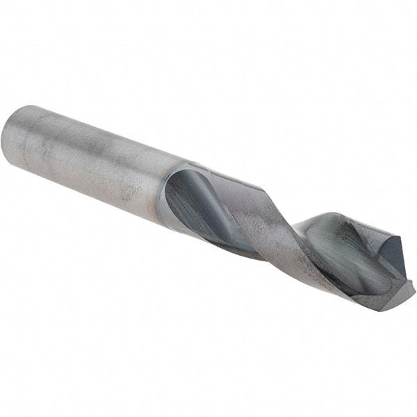 Sumitomo - 33/64" 135° Solid Carbide Screw Machine Drill Bit - TiAlCr/TiSi Finish, 1.9291" Flute Length, 3.937" OAL - Apex Tool & Supply