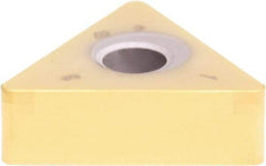 Sumitomo - 3NC-TNGA332 Grade BNC300 PCBN Turning Insert - TiN Finish, 60° Triangle, 3/8" Inscr Circle, 3/16" Thick, 1/32" Corner Radius - Apex Tool & Supply