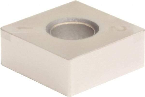 Sumitomo - 2NC-SNGA433 Grade BNC200 PCBN Turning Insert - TiN Finish, 90° Square, 1/2" Inscr Circle, 3/16" Thick, 3/64" Corner Radius - Apex Tool & Supply