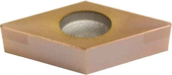 Sumitomo - 2NC-DCGA32.52 Grade BNC160 PCBN Turning Insert - TiN Finish, 55° Diamond, 3/8" Inscr Circle, 5/32" Thick, 1/32" Corner Radius - Apex Tool & Supply