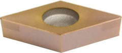 Sumitomo - 2NC-DCGA32.52 LS Grade BNC100 PCBN Turning Insert - TiCN Finish, 55° Diamond, 3/8" Inscr Circle, 5/32" Thick, 1/32" Corner Radius - Apex Tool & Supply