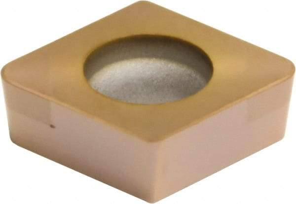 Sumitomo - 2NC-CCGA32.51 W Grade BNC160 PCBN Turning Insert - TiN Finish, 80° Diamond, 3/8" Inscr Circle, 5/32" Thick, 1/64" Corner Radius - Apex Tool & Supply