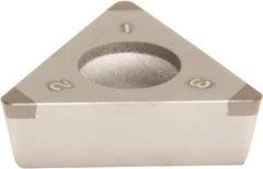 Sumitomo - 3NU-TPGA332 Grade BN350 PCBN Turning Insert - Uncoated, 60° Triangle, 3/8" Inscr Circle, 3/16" Thick, 1/32" Corner Radius - Apex Tool & Supply