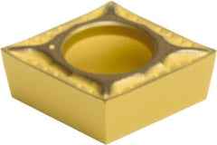 Sumitomo - CCGT32.50 ESI Grade AC610M Carbide Turning Insert - Al2O3 Finish, 80° Diamond, 3/8" Inscr Circle, 5/32" Thick, 0.0039" Corner Radius - Apex Tool & Supply