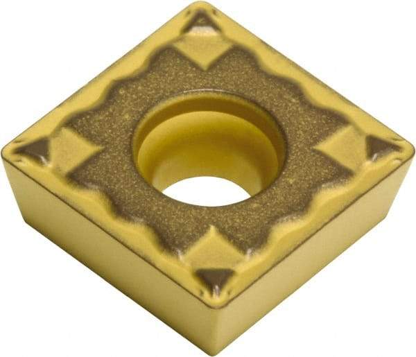 Sumitomo - SPMT322 ELU Grade AC700G Carbide Turning Insert - TiC Finish, 90° Square, 3/8" Inscr Circle, 1/8" Thick, 1/32" Corner Radius - Apex Tool & Supply