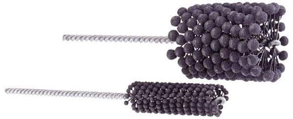 Brush Research Mfg. - 3/8" Bore Diam, 320 Grit, Silicon Carbide Flexible Hone - Extra Fine, 8" OAL - Apex Tool & Supply