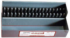C.H. Hanson - 36 Piece, 1/16" Character Steel Stamp Set - Letters & Figures, Standard - Apex Tool & Supply