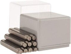 C.H. Hanson - 9 Piece, 3/32" Character Steel Stamp Set - Figures, Heavy Duty - Apex Tool & Supply