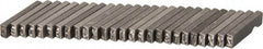 C.H. Hanson - 26 Piece, 1/8 Inch Character, Steel Type Set - 8 Character Capacity, A-Z Content - Apex Tool & Supply