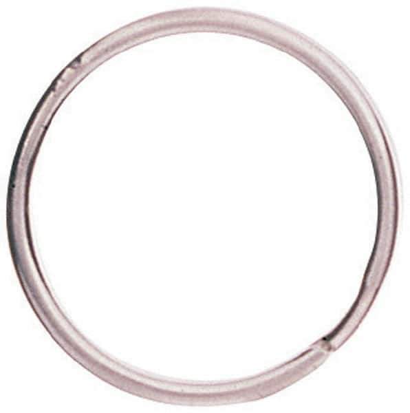 C.H. Hanson - 2" ID, 59mm OD, 5mm Thick, Split Ring - Carbon Spring Steel, Nickel Plated Finish - Apex Tool & Supply