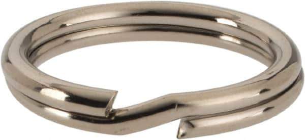 C.H. Hanson - 5/8" ID, 20mm OD, 2mm Thick, Split Ring - Carbon Spring Steel, Nickel Plated Finish - Apex Tool & Supply