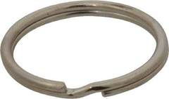 C.H. Hanson - 1" ID, 28mm OD, 3mm Thick, Split Ring - Carbon Spring Steel, Nickel Plated Finish - Apex Tool & Supply