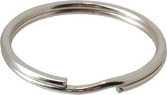 C.H. Hanson - 1-1/2" ID, 39mm OD, 4mm Thick, Split Ring - Carbon Spring Steel, Nickel Plated Finish - Apex Tool & Supply