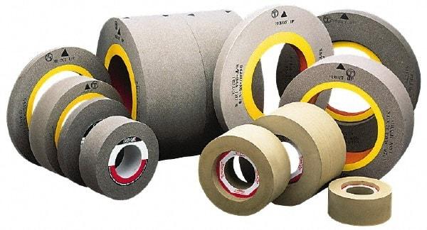 Camel Grinding Wheels - 20" Diam x 12" Hole x 1" Wide Centerless & Cylindrical Grinding Wheel - 60 Grit, Aluminum Oxide, Type 1, Medium Grade, Vitrified Bond, No Recess - Apex Tool & Supply