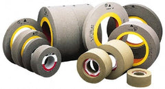 Camel Grinding Wheels - 20" Diam x 12" Hole x 4" Wide Centerless & Cylindrical Grinding Wheel - 60 Grit, Aluminum Oxide, Type 1, Medium Grade, Vitrified Bond, No Recess - Apex Tool & Supply